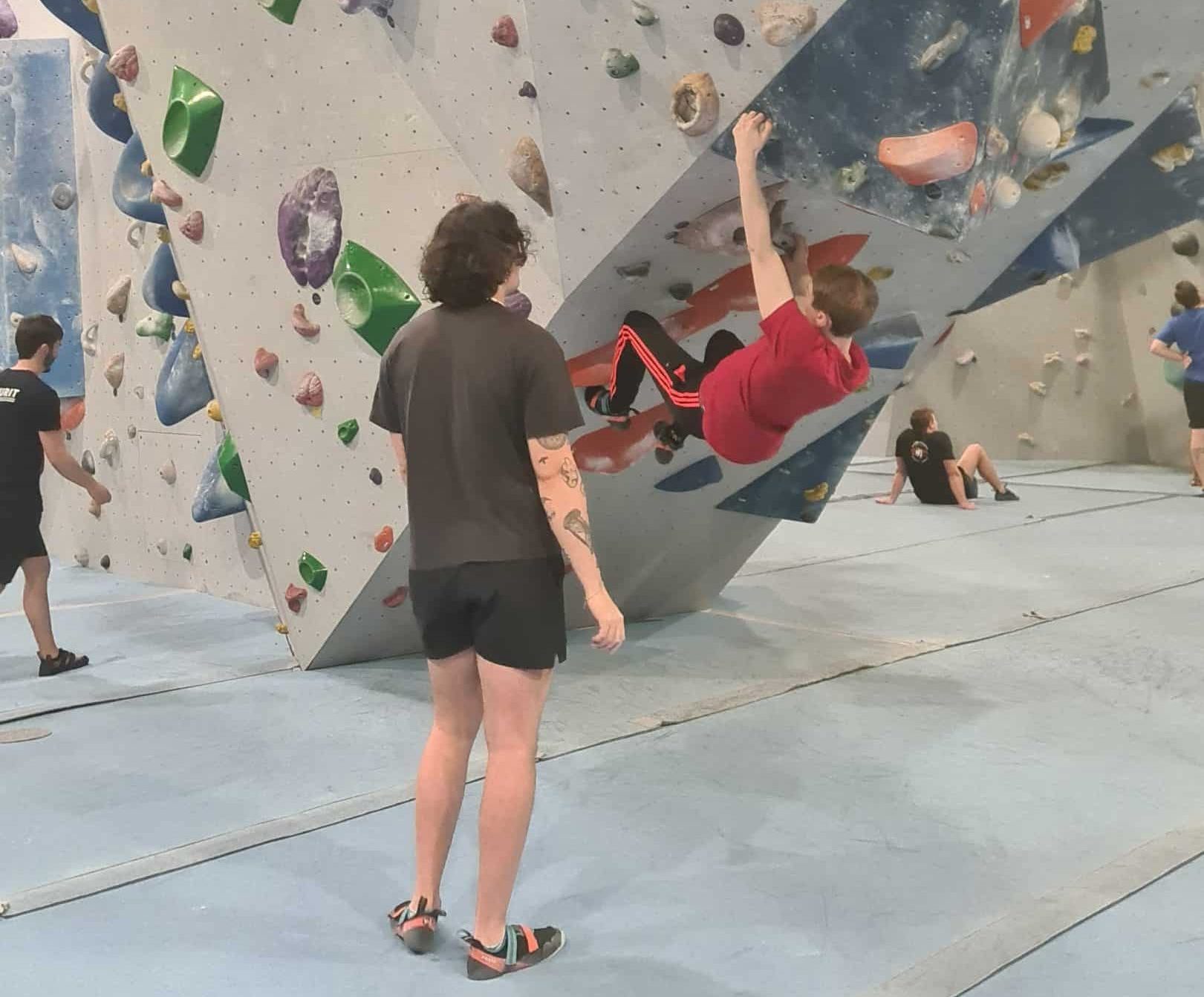 Mentoring Together in der Boulderhalle